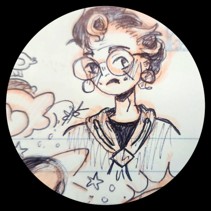 Cartoon of Adriana Garriga-Lopez drawn by Pearl Van Zyl